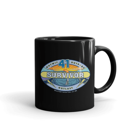 Survivor Goat On Astroturf Quote Black Mug - Paramount Shop