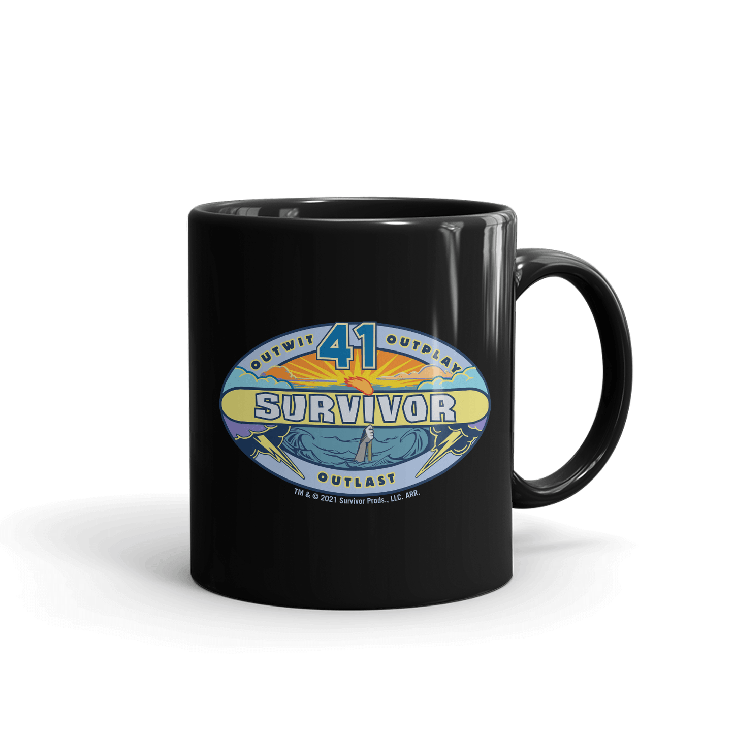 Survivor Goat On Astroturf Quote Black Mug - Paramount Shop