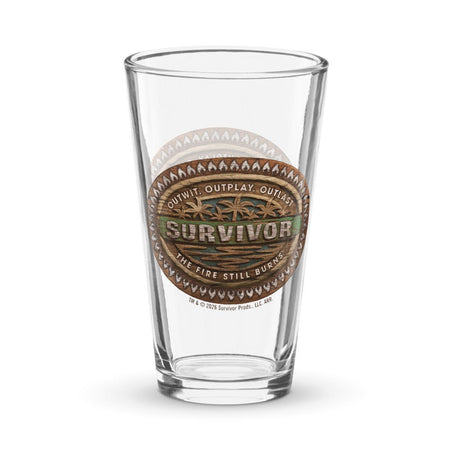 Survivor Pint Glass The Fire Still Burns - Paramount Shop