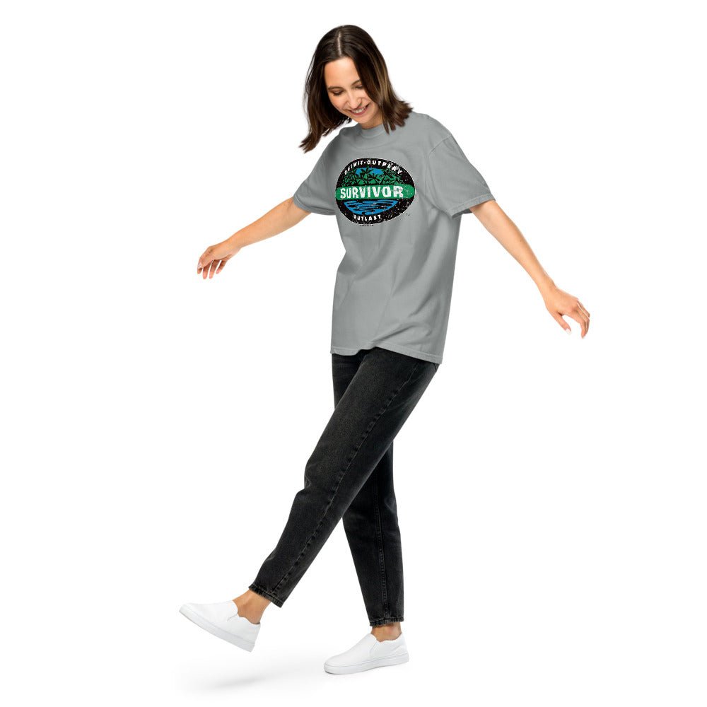 Survivor Season 1 Vintage Logo Comfort Colors Unisex T-Shirt - Paramount Shop
