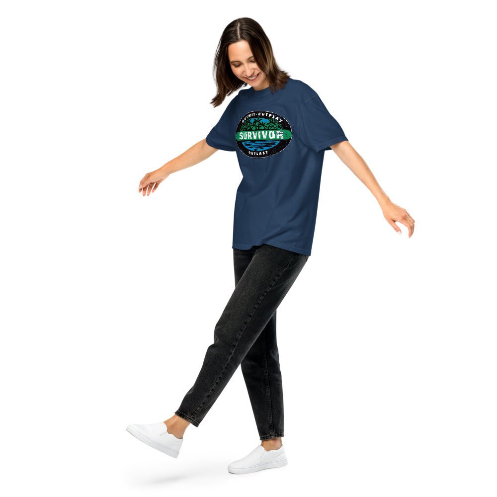 Survivor Season 1 Vintage Logo Comfort Colors Unisex T-Shirt - Paramount Shop