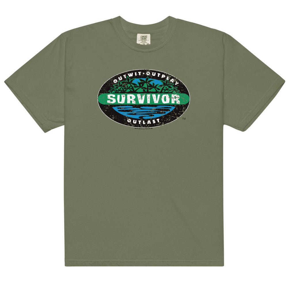 Survivor Season 1 Vintage Logo Comfort Colors Unisex T-Shirt - Paramount Shop