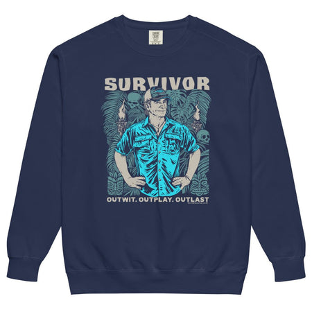 Survivor Sweatshirt Jeff Outwit. Outplay. Outlast. - Paramount Shop