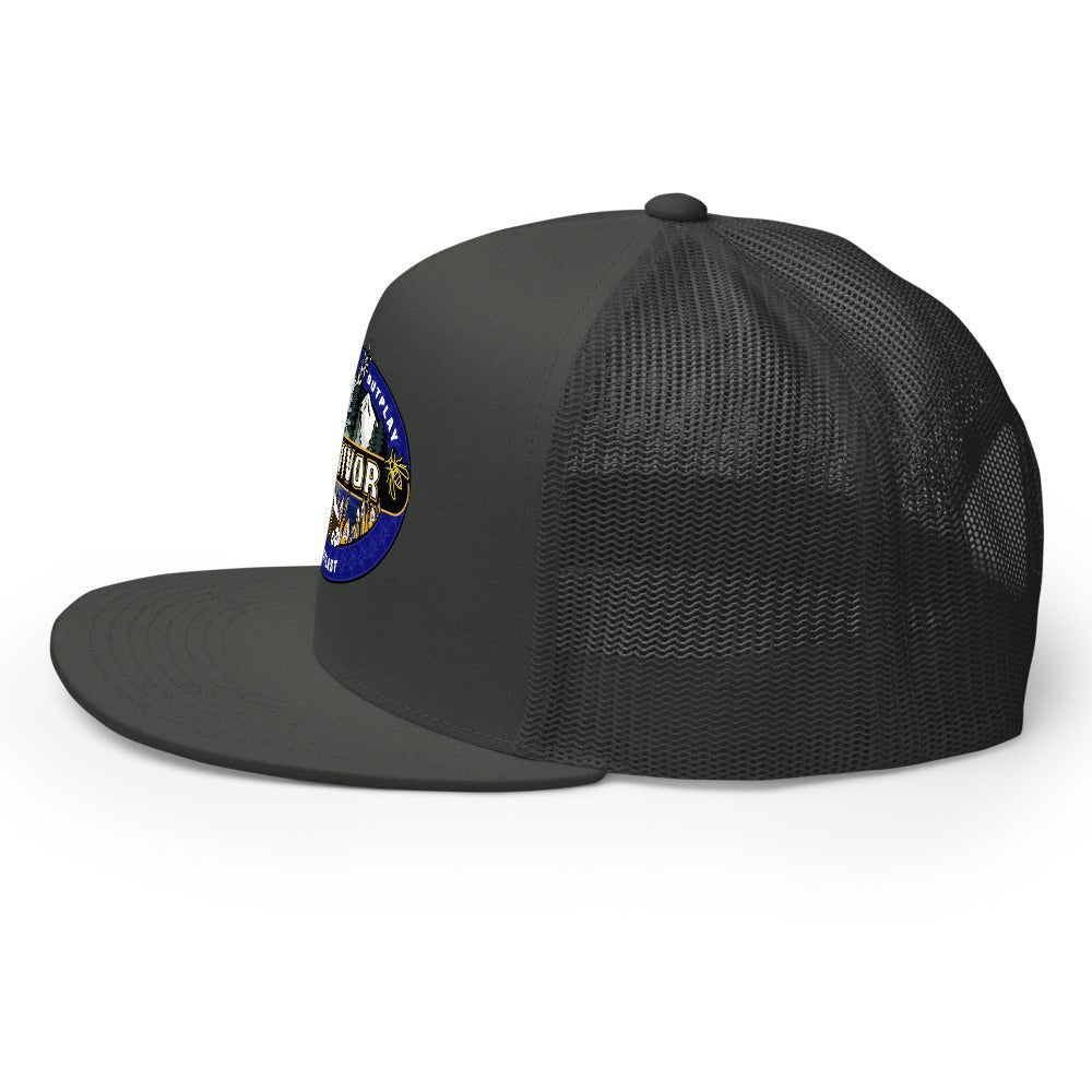 Survivor x Yellowjackets Logo Trucker Hat - Paramount Shop