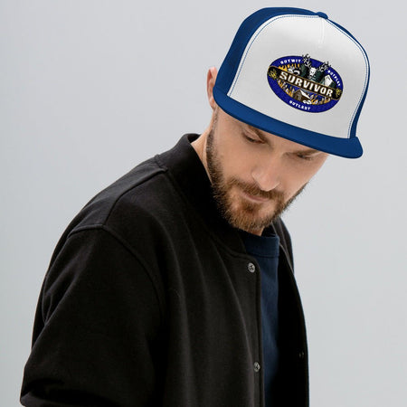 Survivor x Yellowjackets Logo Trucker Hat - Paramount Shop