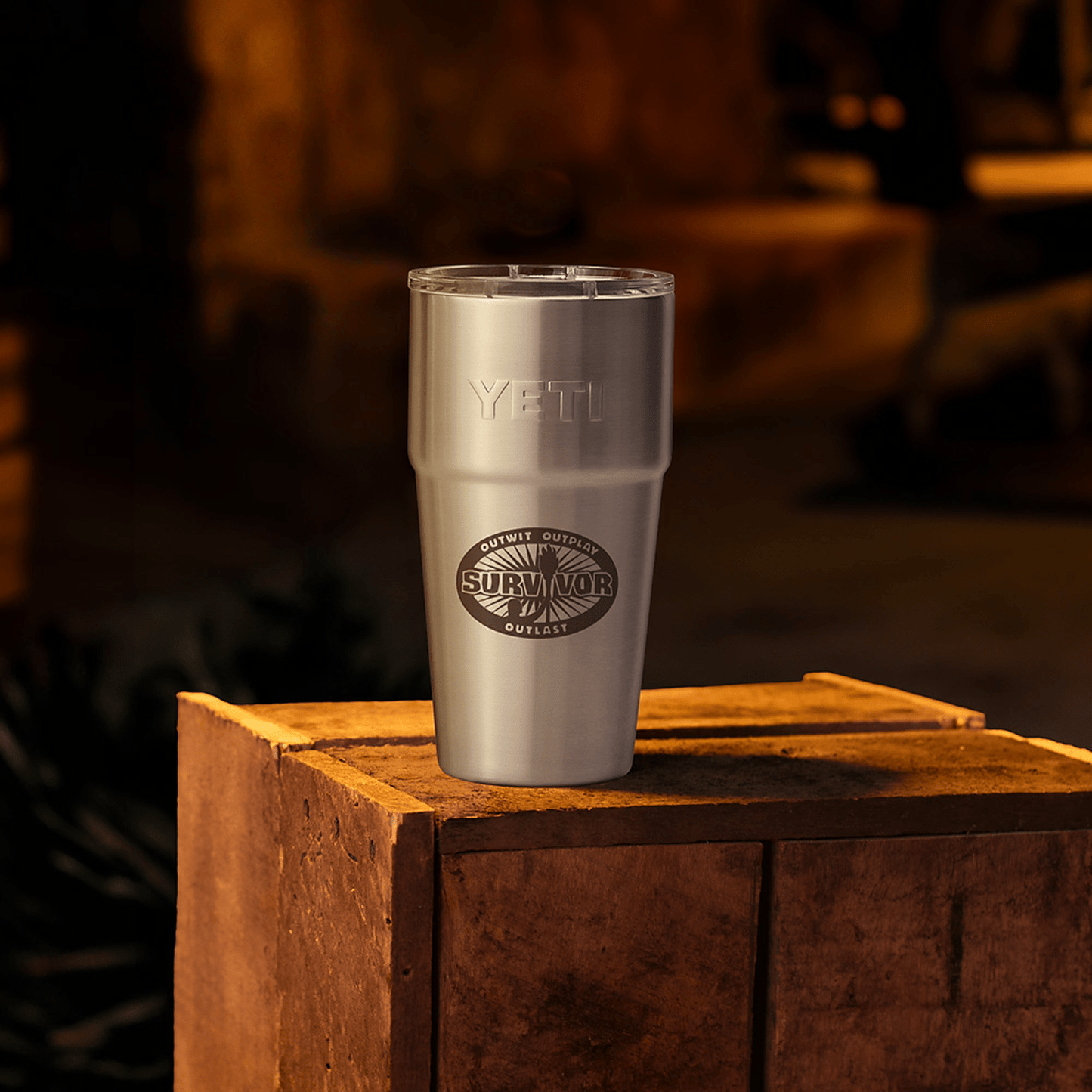 Survivor Yeti® Rambler 20oz Stackable Cup with Lid - Paramount Shop