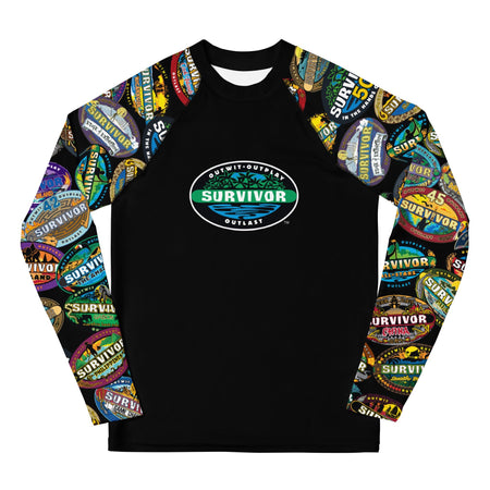 Survivor Youth Rash Guard Logo Toss - Paramount Shop