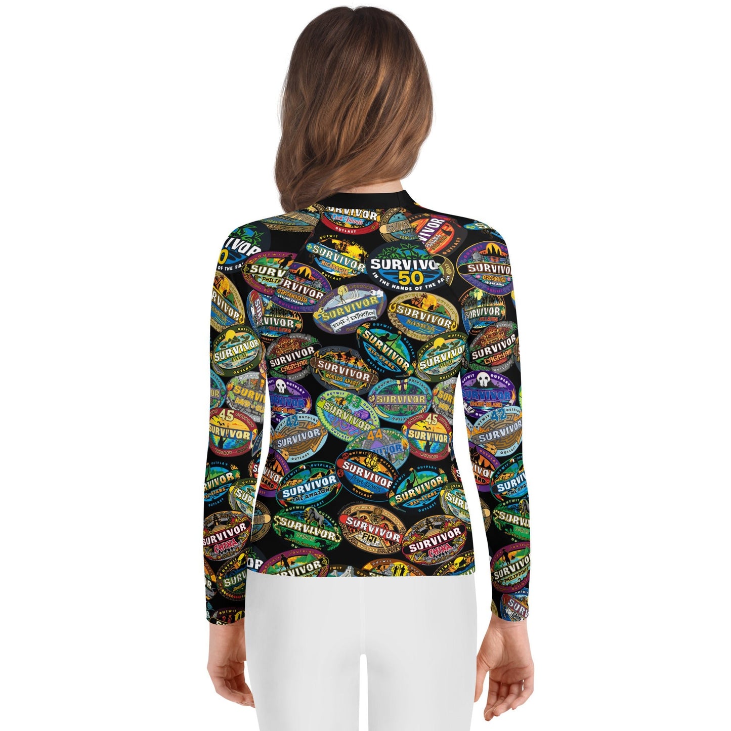 Survivor Youth Rash Guard Logo Toss - Paramount Shop