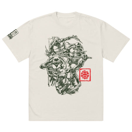 Teenage Mutant Ninja Turtles 40th Anniversary Group Oversized T - Shirt - Paramount Shop