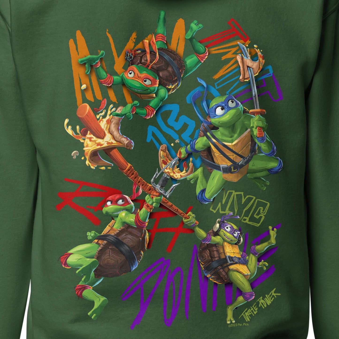Teenage Mutant Ninja Turtles: Mutant Mayhem Pizza Hoodie - Paramount Shop