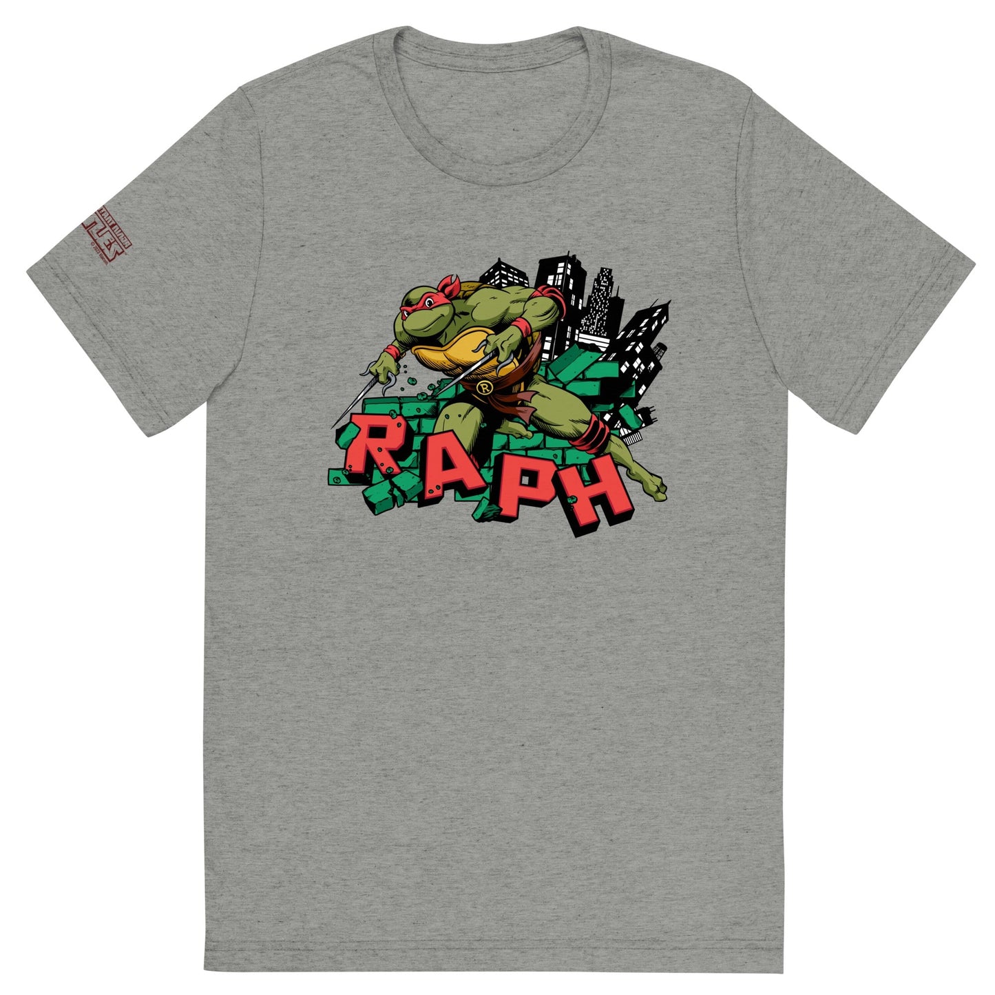Teenage Mutant Ninja Turtles Raph Unisex Tri - Blend T - Shirt - Paramount Shop