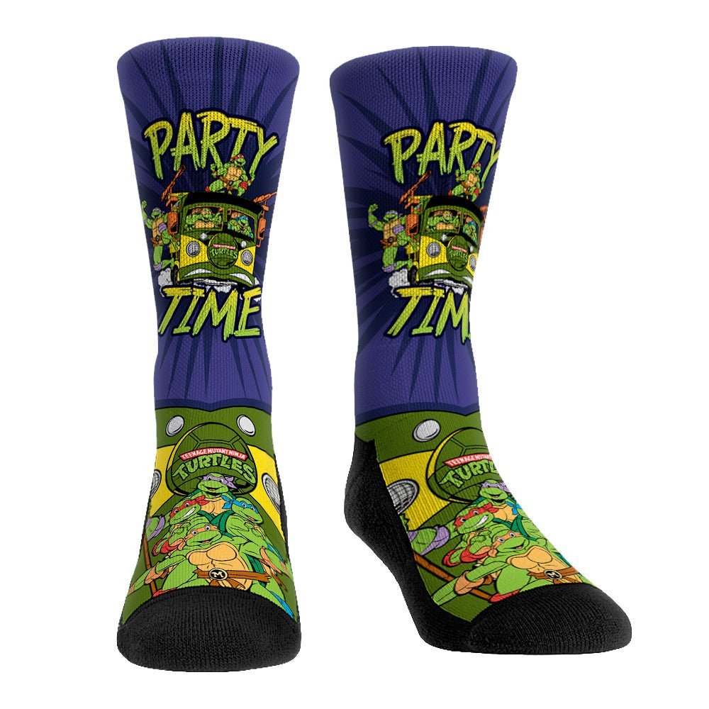 Teenage Mutant Ninja Turtles x Rock 'Em Socks Party Time Socks - Paramount Shop