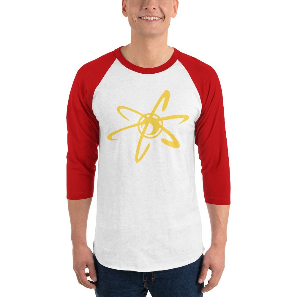 The Adventures of Jimmy Neutron, Boy Genius Atom Adult 3/4 Sleeve Raglan Shirt - Paramount Shop