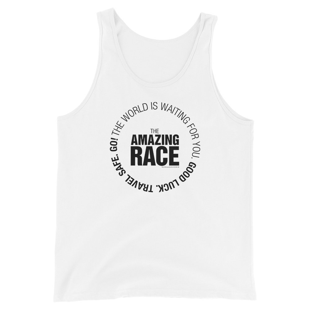 The Amazing Race Black Starting Adult Tank Top - Paramount Shop