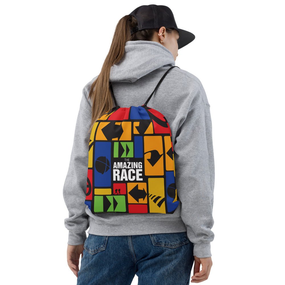The Amazing Race Icon Drawstring Bag - Paramount Shop
