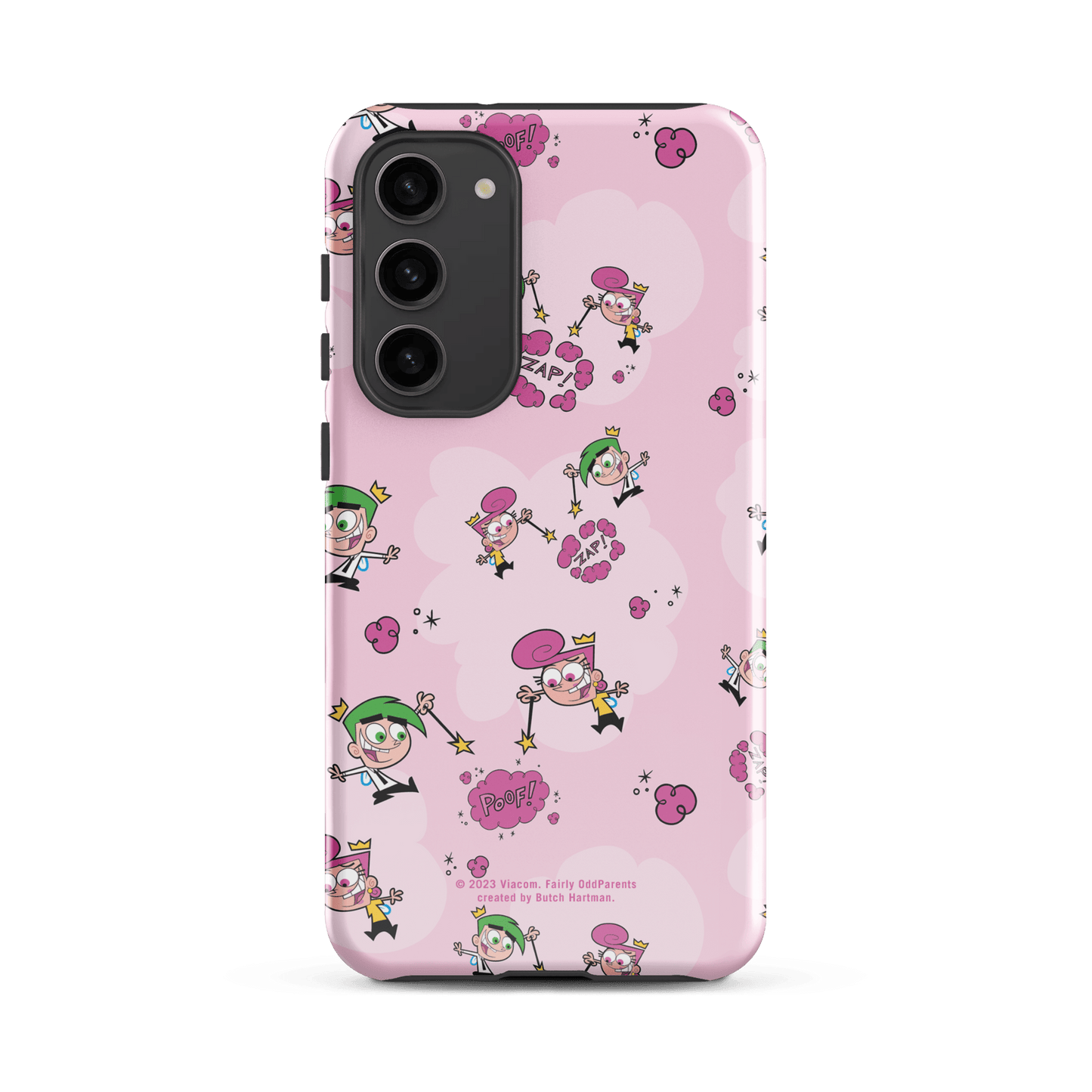 The Fairly OddParents Zap! Pattern Tough Phone Case - Samsung - Paramount Shop