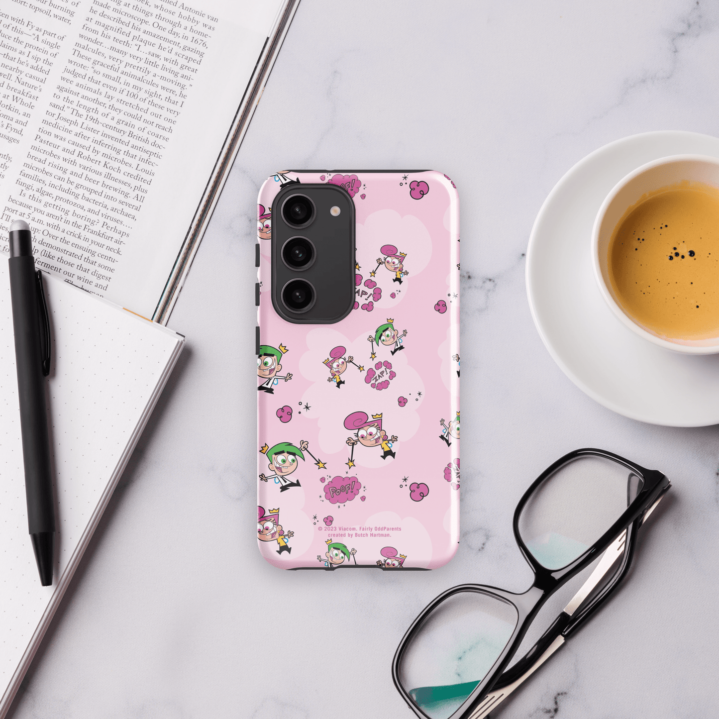 The Fairly OddParents Zap! Pattern Tough Phone Case - Samsung - Paramount Shop