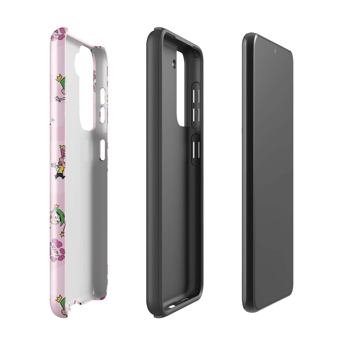 The Fairly OddParents Zap! Pattern Tough Phone Case - Samsung - Paramount Shop