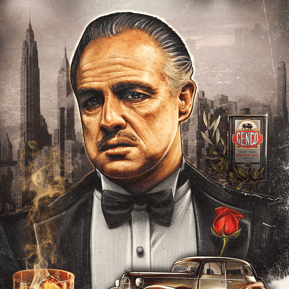 The Godfather Don Corleone Premium Matte Paper Poster - Paramount Shop
