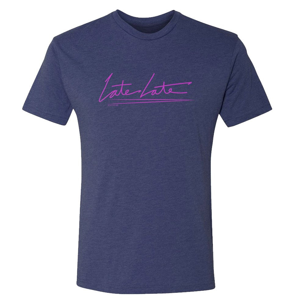 The Late Late Show with James Corden Late Late Men's Tri - Blend T - Shirt - Paramount Shop