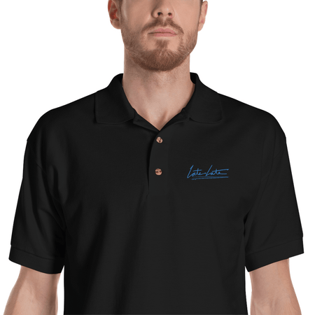 The Late Late Show with James Corden Logo Embroidered Polo - Paramount Shop