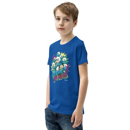 The Smurfs Movie Blue Power Kids Premium T-Shirt - Paramount Shop