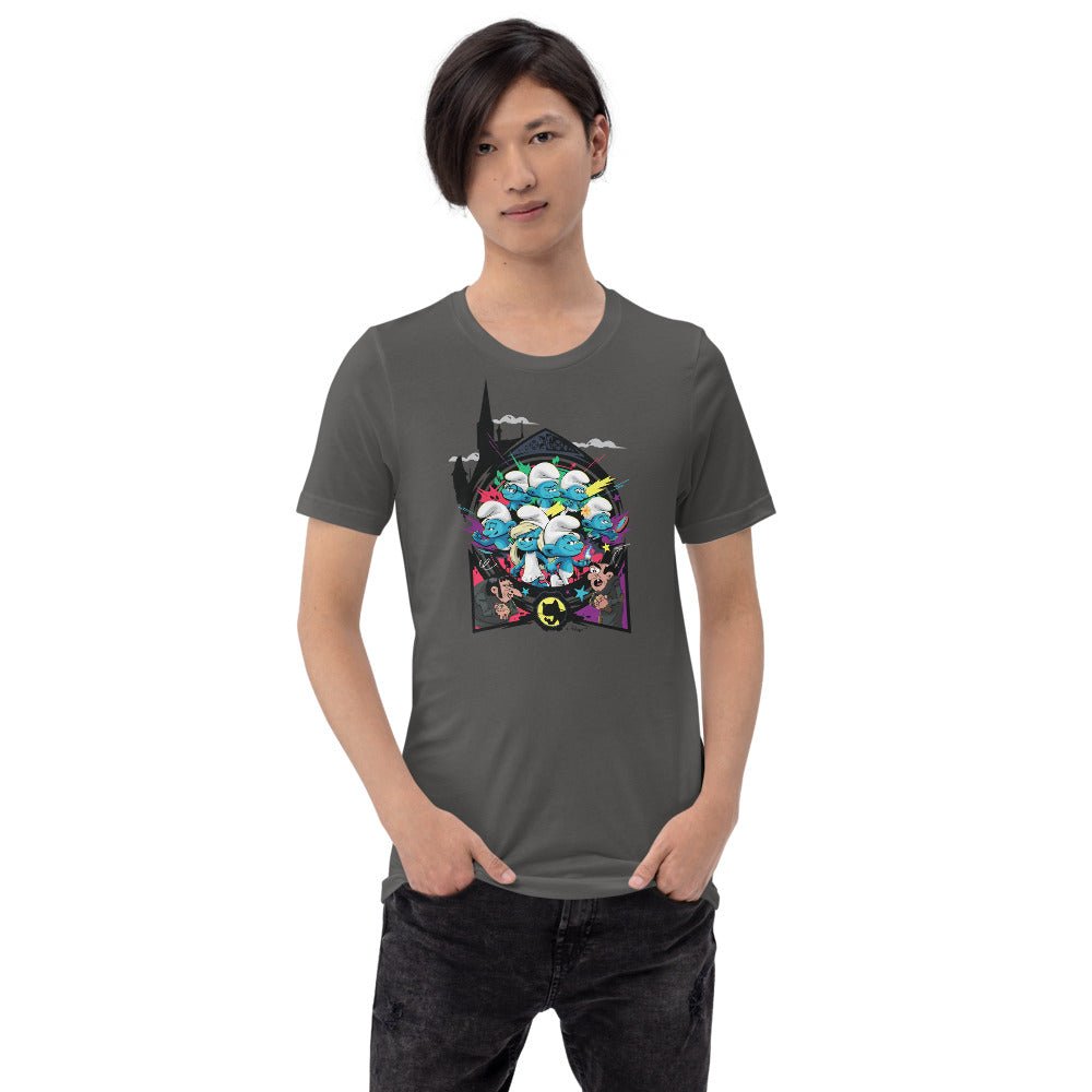 The Smurfs Movie Character Adult Short Sleeve T-Shirt - Paramount Shop