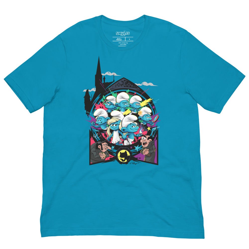 The Smurfs Movie Character Adult Short Sleeve T-Shirt - Paramount Shop