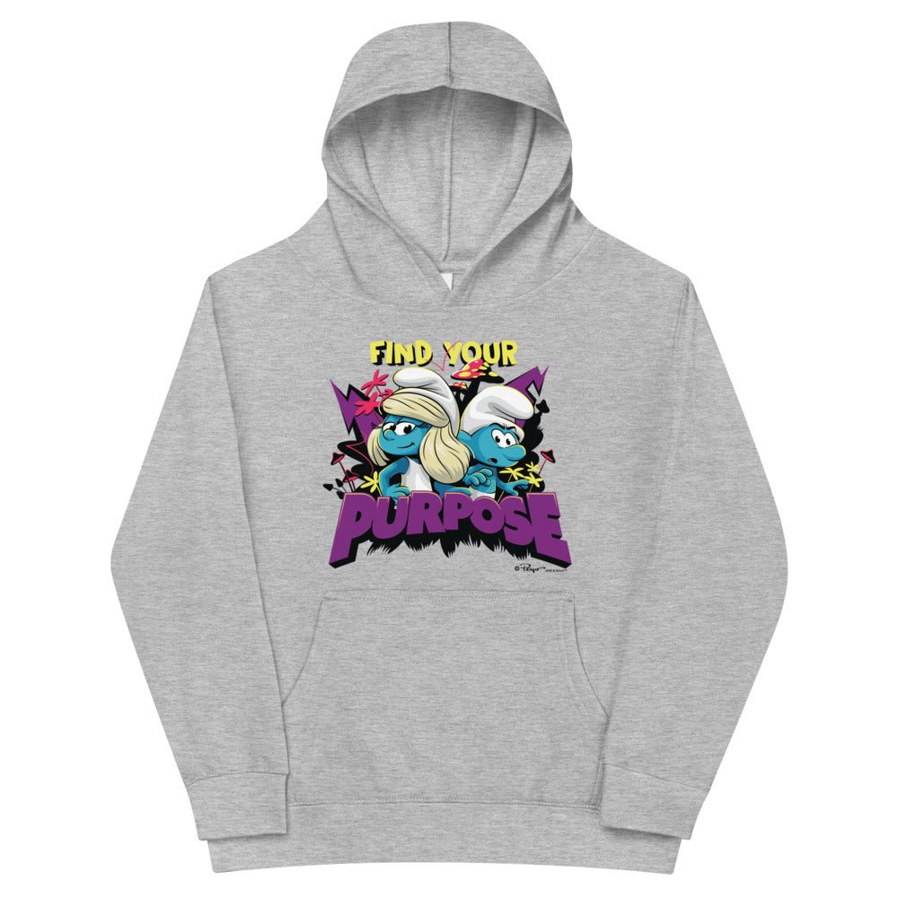The Smurfs Movie Find Your Purpose Kids Hooded Sweatshirt - Paramount Shop