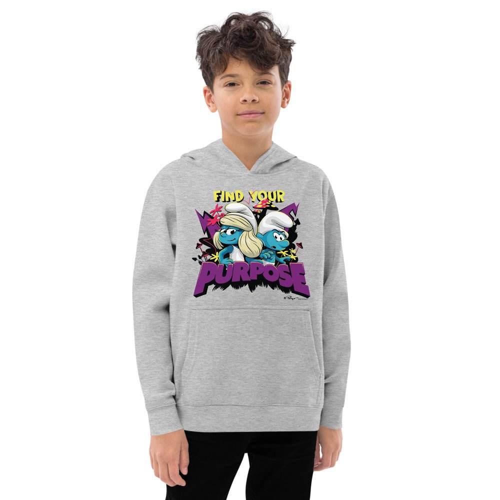 The Smurfs Movie Find Your Purpose Kids Hooded Sweatshirt - Paramount Shop
