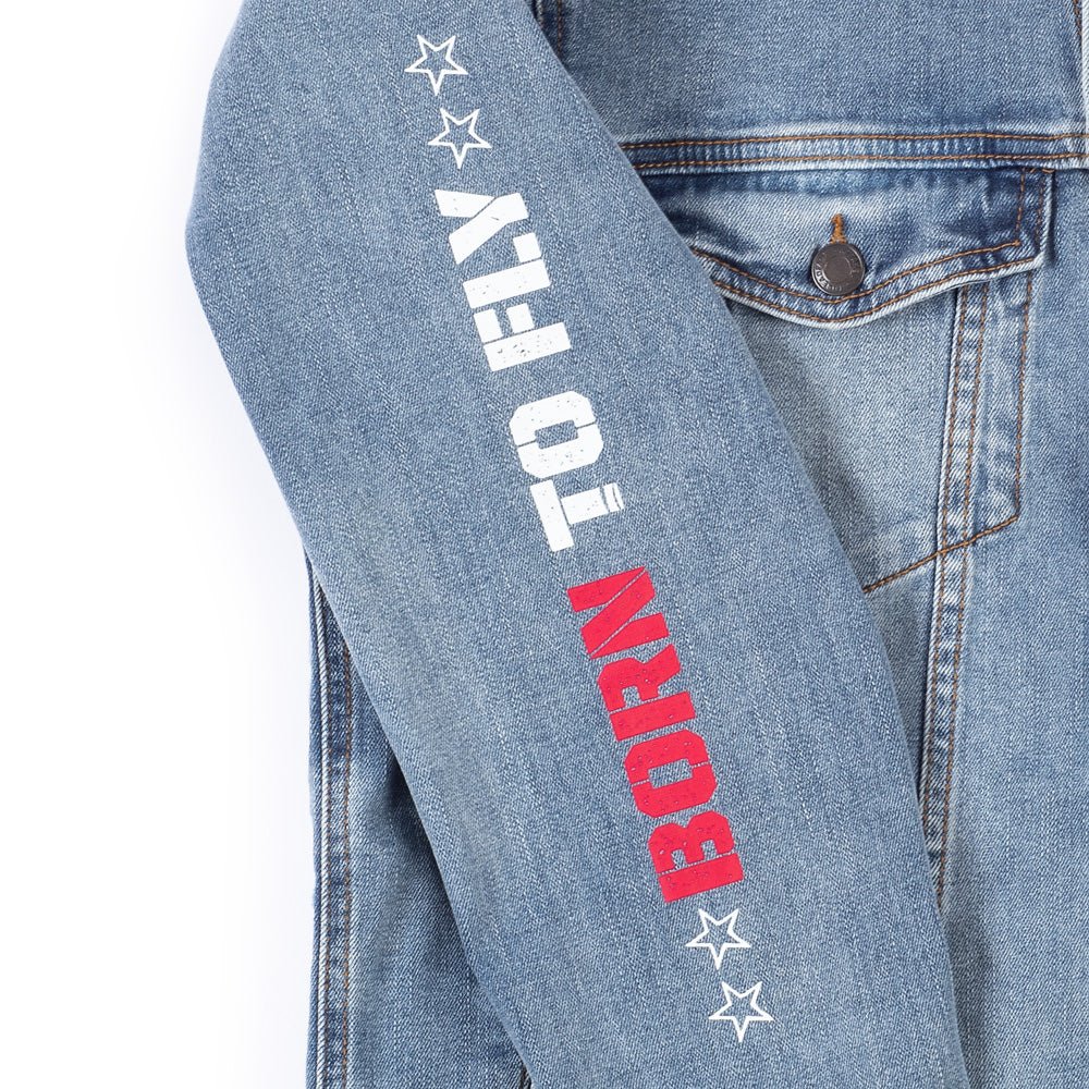 Top Gun: Maverick Printed Denim Jacket - Paramount Shop