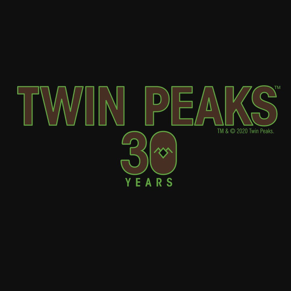 Twin Peaks 30th Anniversary Logo Men's Tri - Blend T - Shirt - Paramount Shop