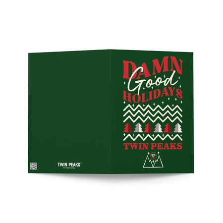Twin Peaks Damn Good Holidays Greeting Card - Paramount Shop