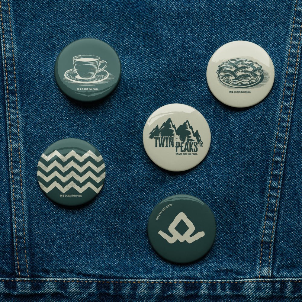 Twin Peaks Icons 5 Pin Set - Paramount Shop