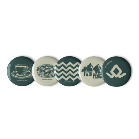 Twin Peaks Icons 5 Pin Set - Paramount Shop