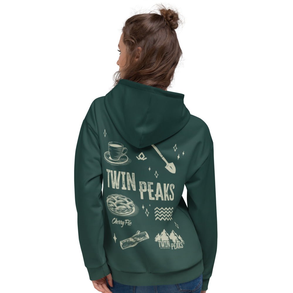 Twin Peaks Icons Hoodie - Paramount Shop