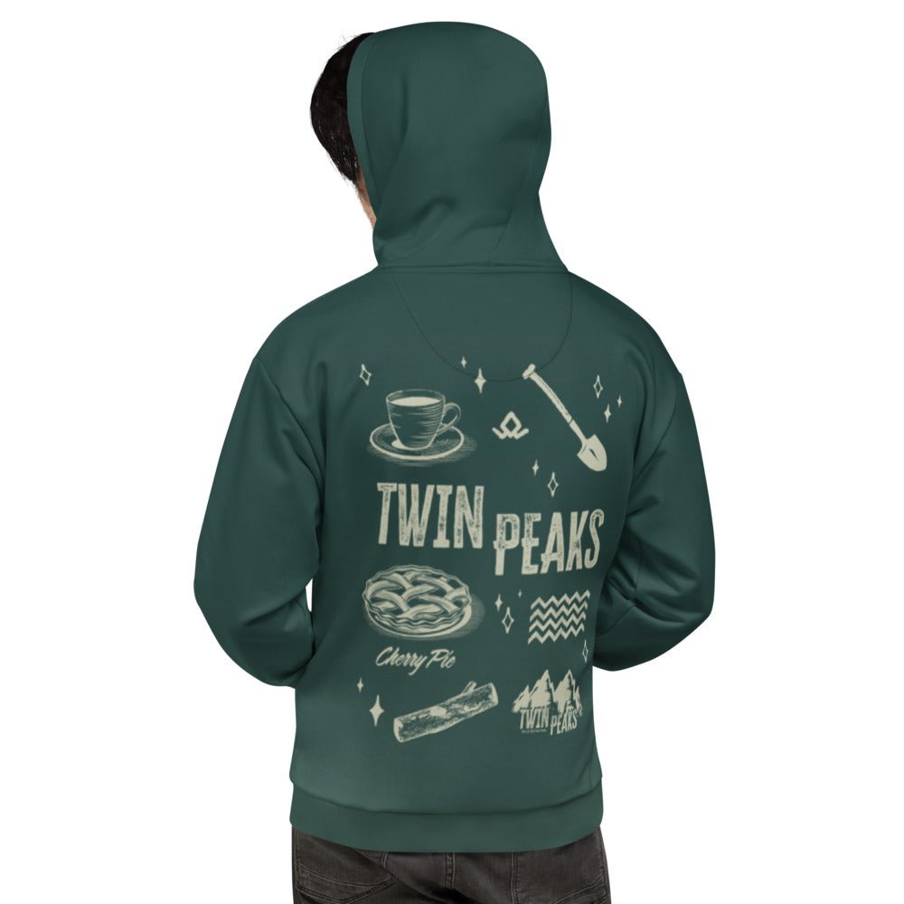 Twin Peaks Icons Hoodie - Paramount Shop