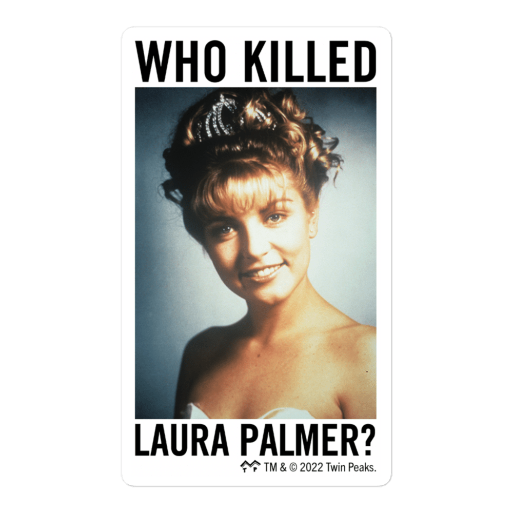Twin Peaks Laura Palmer Task Force Die Cut Sticker - Paramount Shop