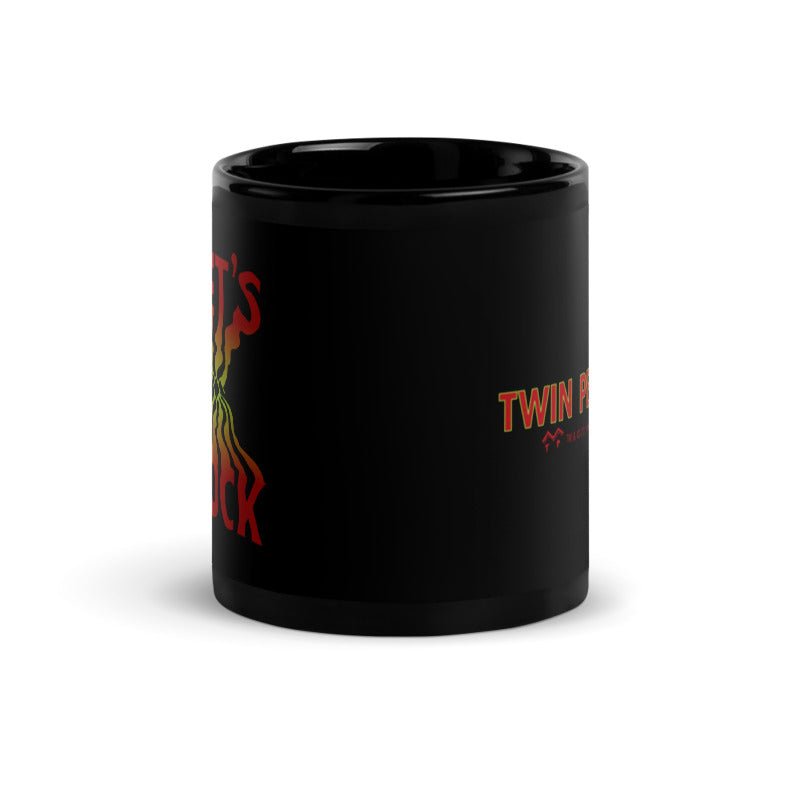 Twin Peaks Let's Rock Black Mug - Paramount Shop