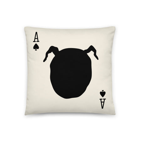 Twin Peaks Owl Card Throw Pillow - Paramount Shop