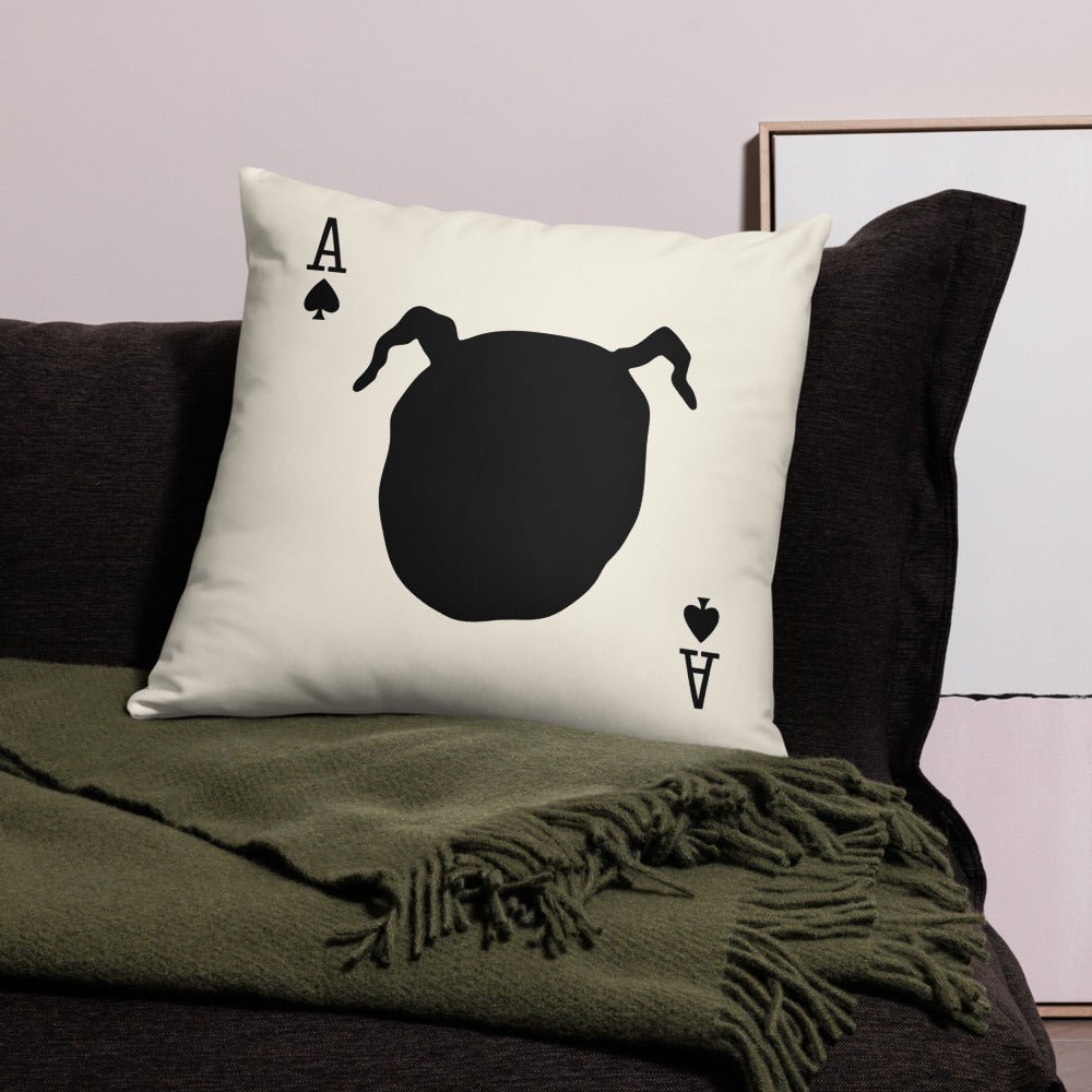 Twin Peaks Owl Card Throw Pillow - Paramount Shop