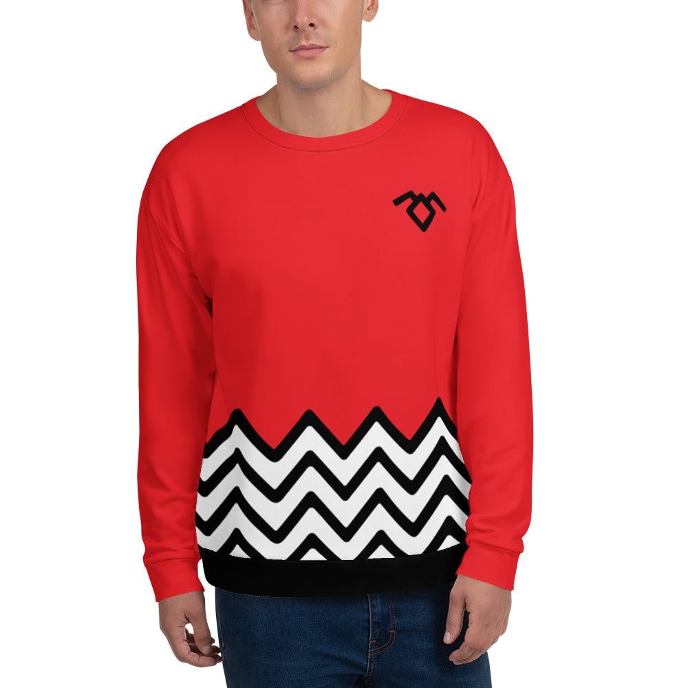 Twin Peaks Pattern Unisex Crew Neck Sweatshirt - Paramount Shop