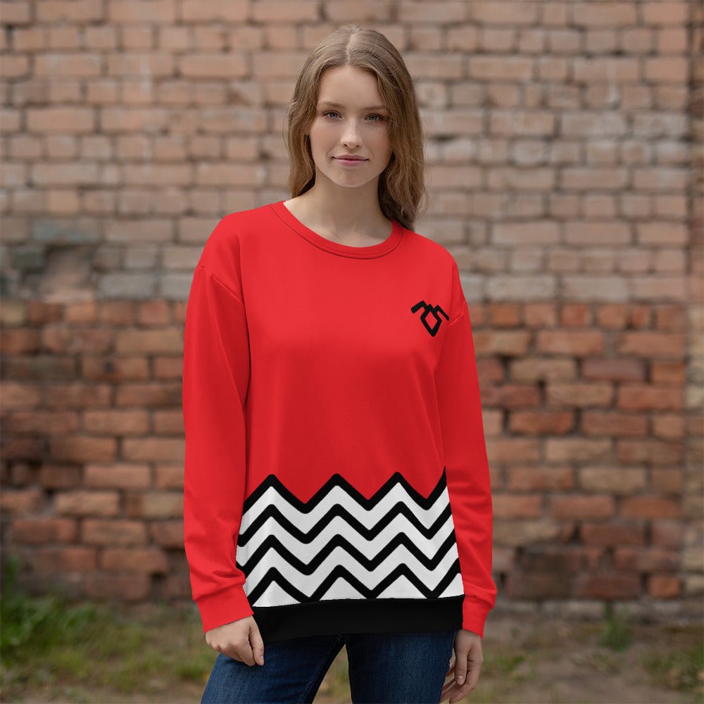 Twin Peaks Pattern Unisex Crew Neck Sweatshirt - Paramount Shop