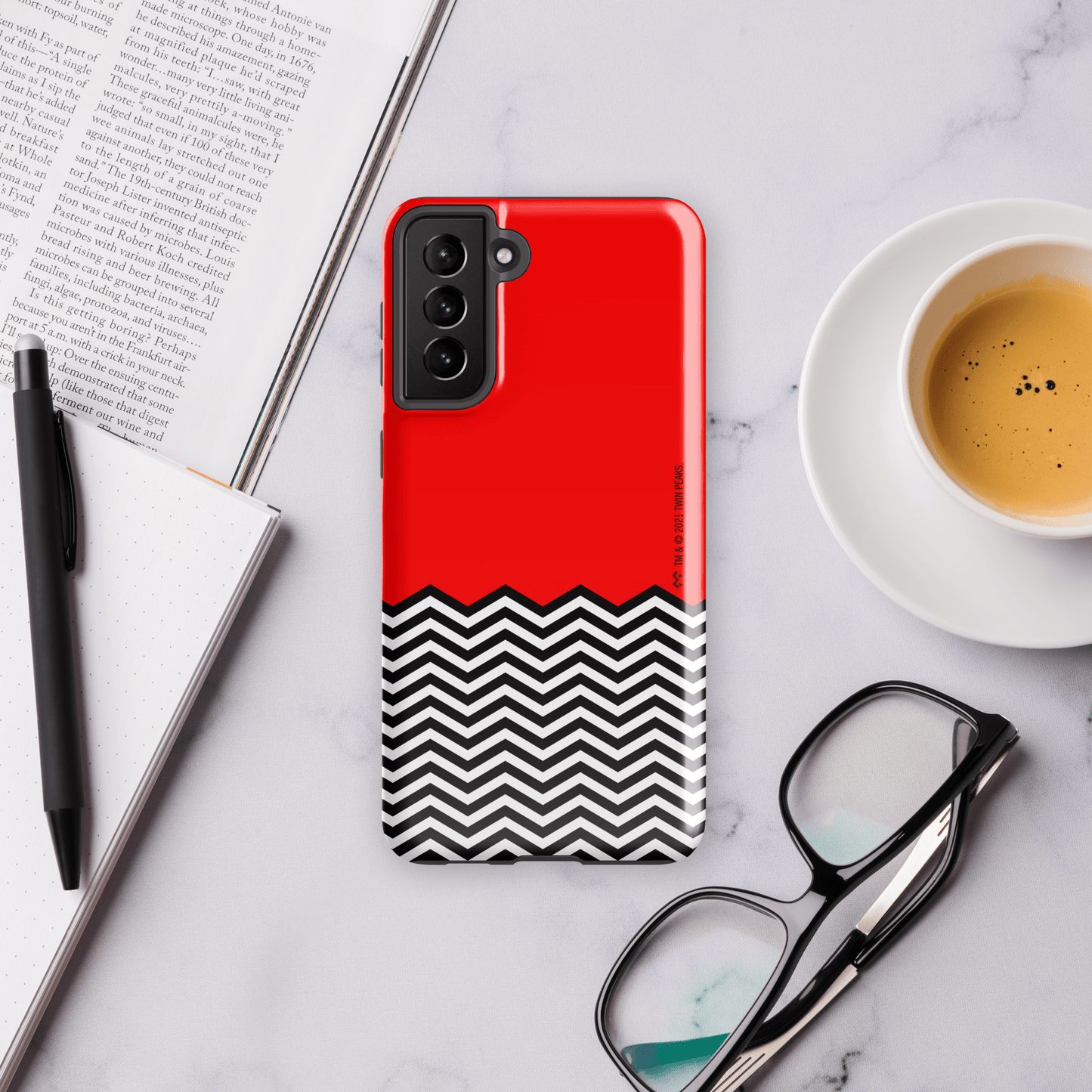 Twin Peaks Red Room Chevron Tough Phone Case - Samsung - Paramount Shop