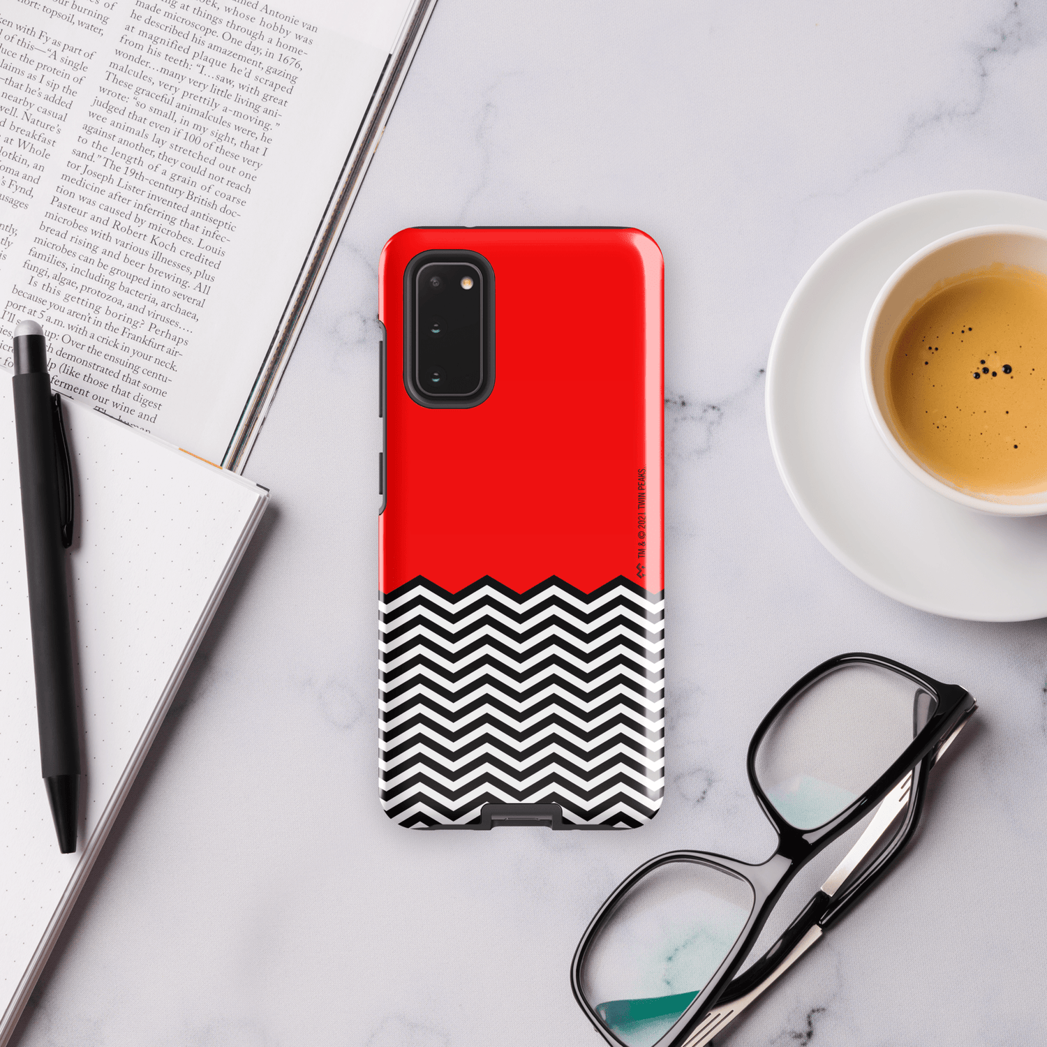 Twin Peaks Red Room Chevron Tough Phone Case - Samsung - Paramount Shop