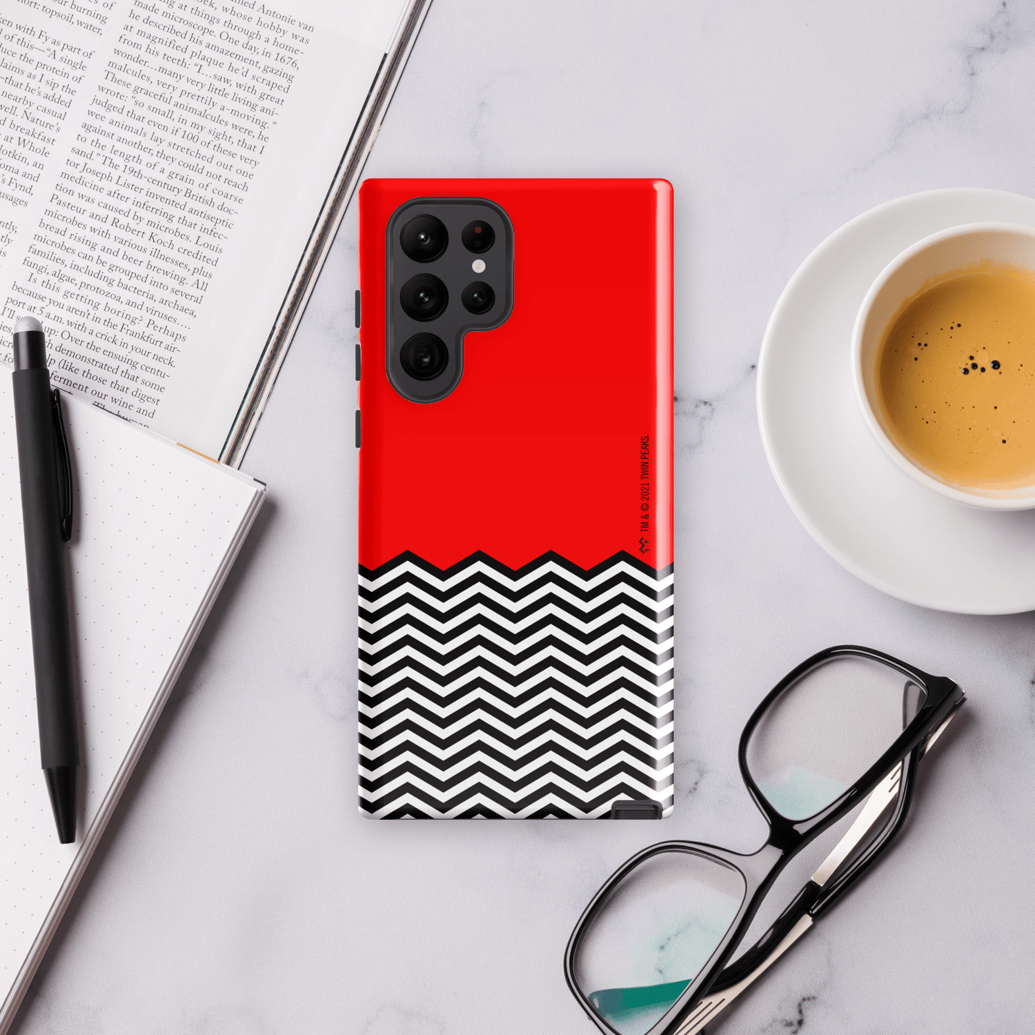 Twin Peaks Red Room Chevron Tough Phone Case - Samsung - Paramount Shop