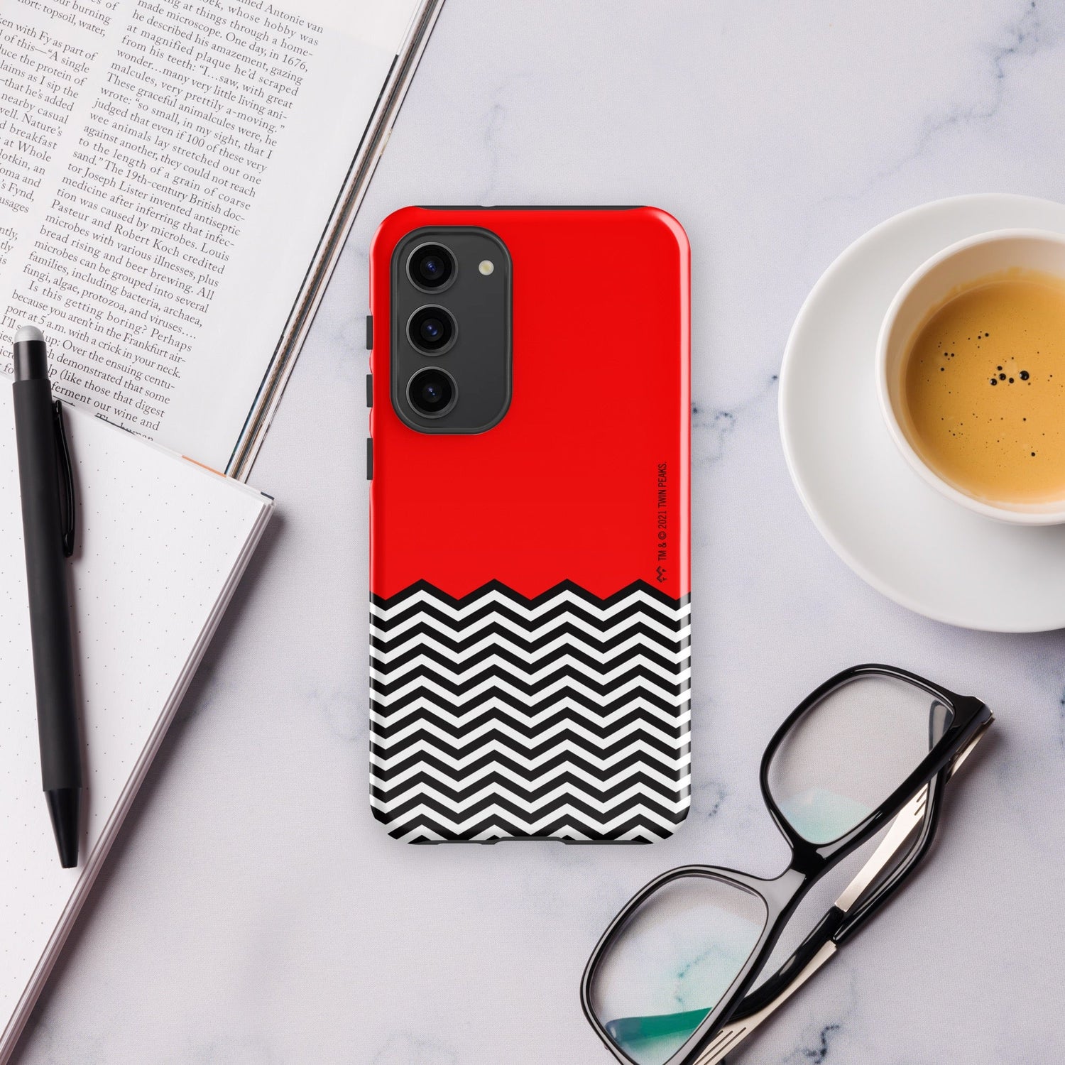 Twin Peaks Red Room Chevron Tough Phone Case - Samsung - Paramount Shop