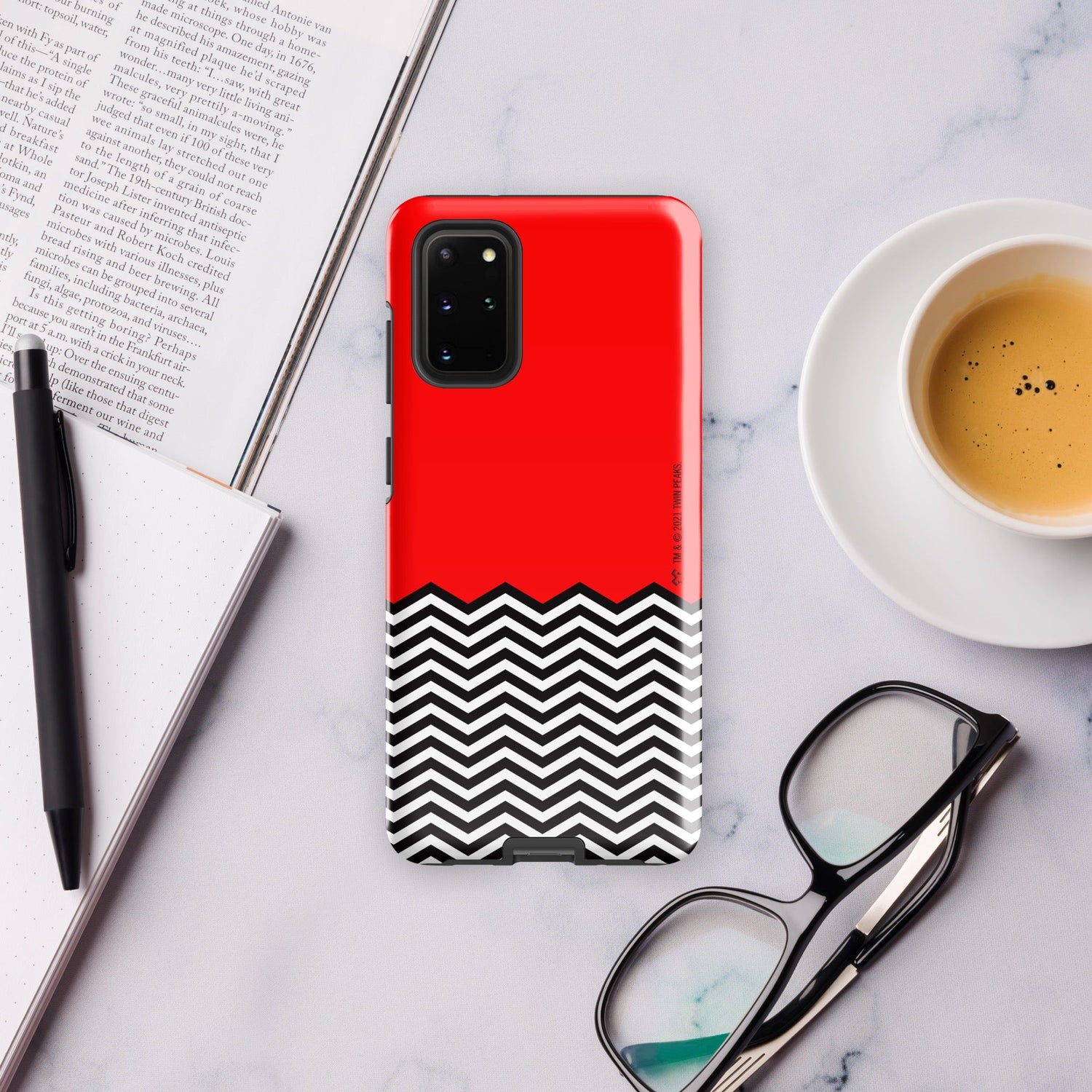 Twin Peaks Red Room Chevron Tough Phone Case - Samsung - Paramount Shop