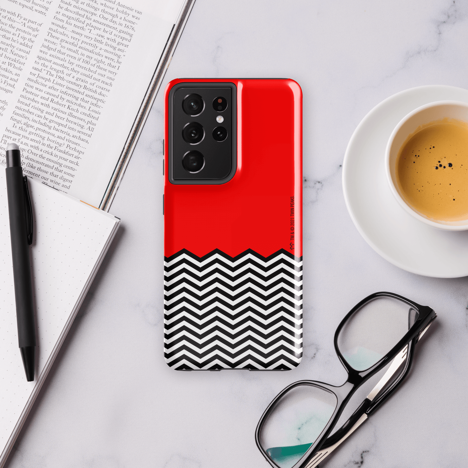 Twin Peaks Red Room Chevron Tough Phone Case - Samsung - Paramount Shop