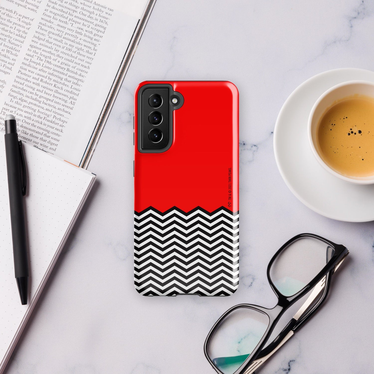 Twin Peaks Red Room Chevron Tough Phone Case - Samsung - Paramount Shop